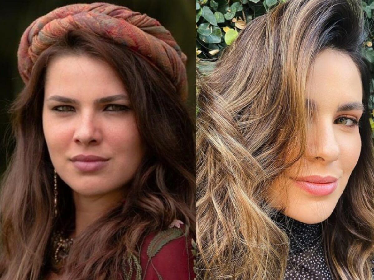 Thaís Melchior em Gênesis e com visual novo para Poliana Moça, no SBT (Reprodução Instagram)