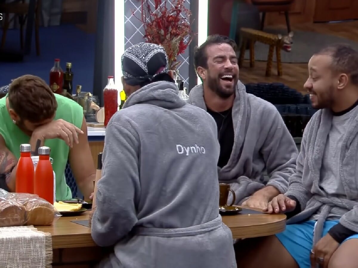 Victor Pecoraro, Erasmo Vianna, Mussunzinho e Dynho Alves em A Fazenda 13