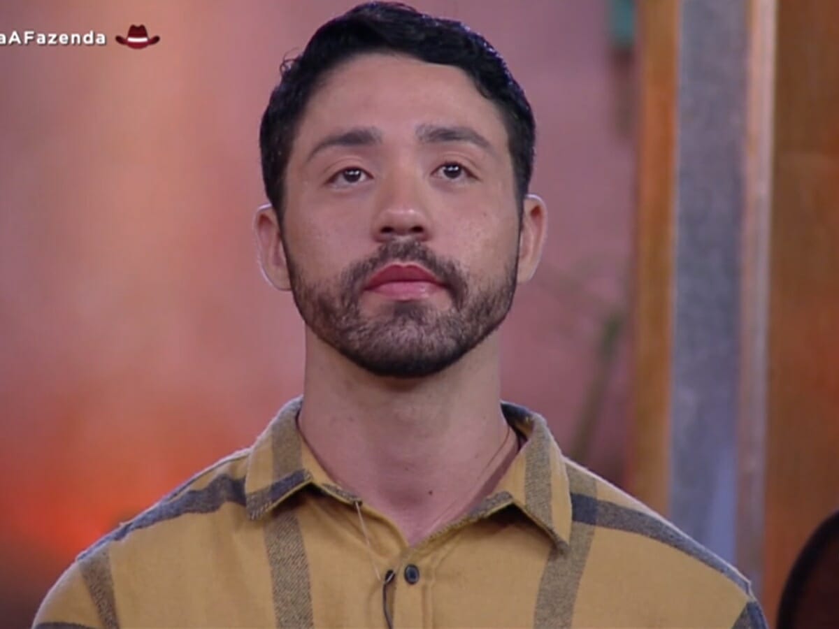 Rico Melquiades durante votação de A Fazenda 13 (Reprodução: Record TV)