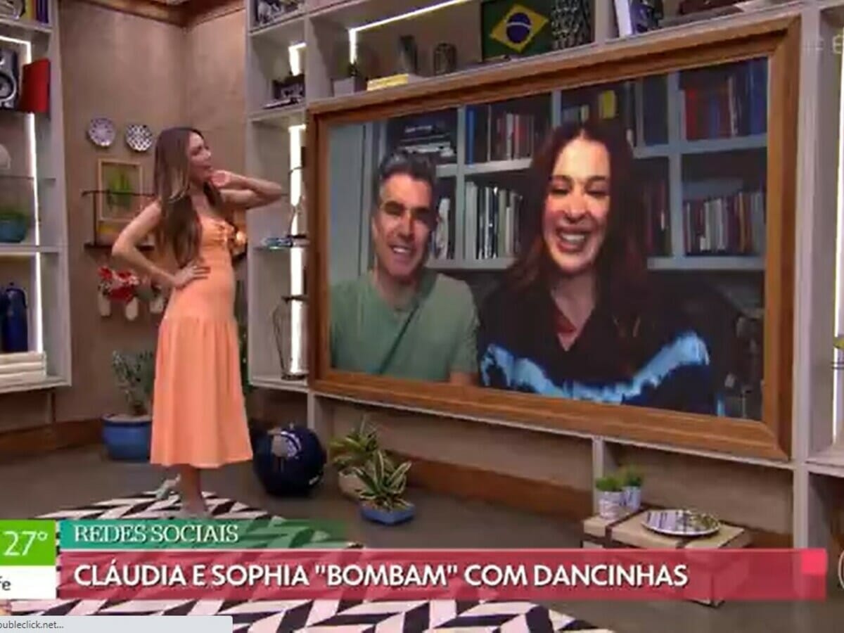 Patrícia Poeta, Jarbas Homem de Melo e Claudia Raia no É de Casa