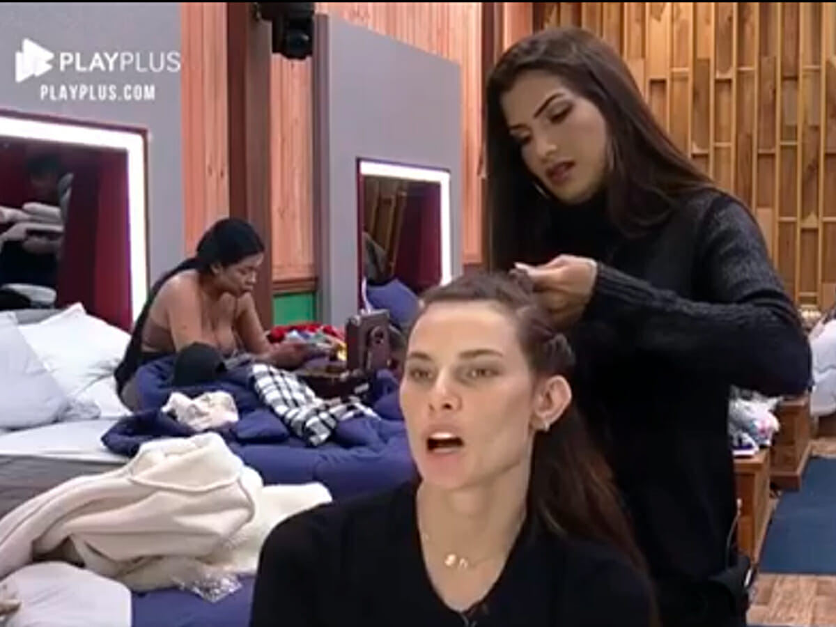 Dayane Mello e Marina Ferrari em A Fazenda 13