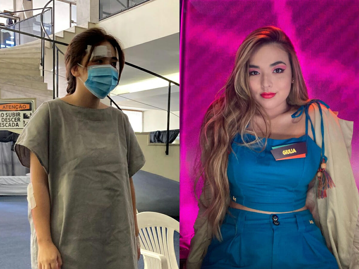 Giulia Ayumi em Sob Pressão, série da Globo, e como jurada do Canta Comigo Teen, na Record