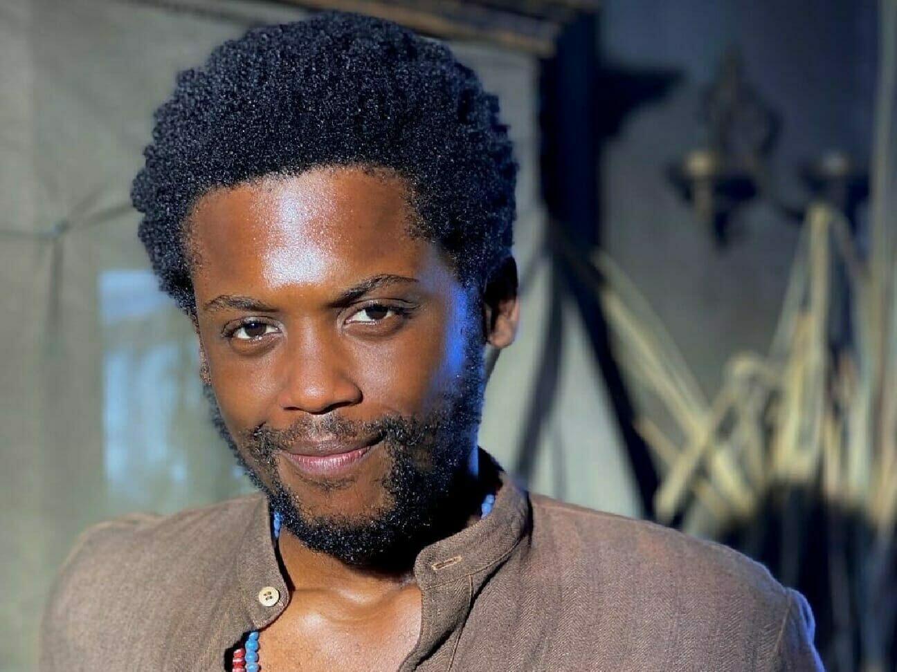 Guebo (Maicon Rodrigues) em Nos Tempos do Imperador (Divulgação/Globo)