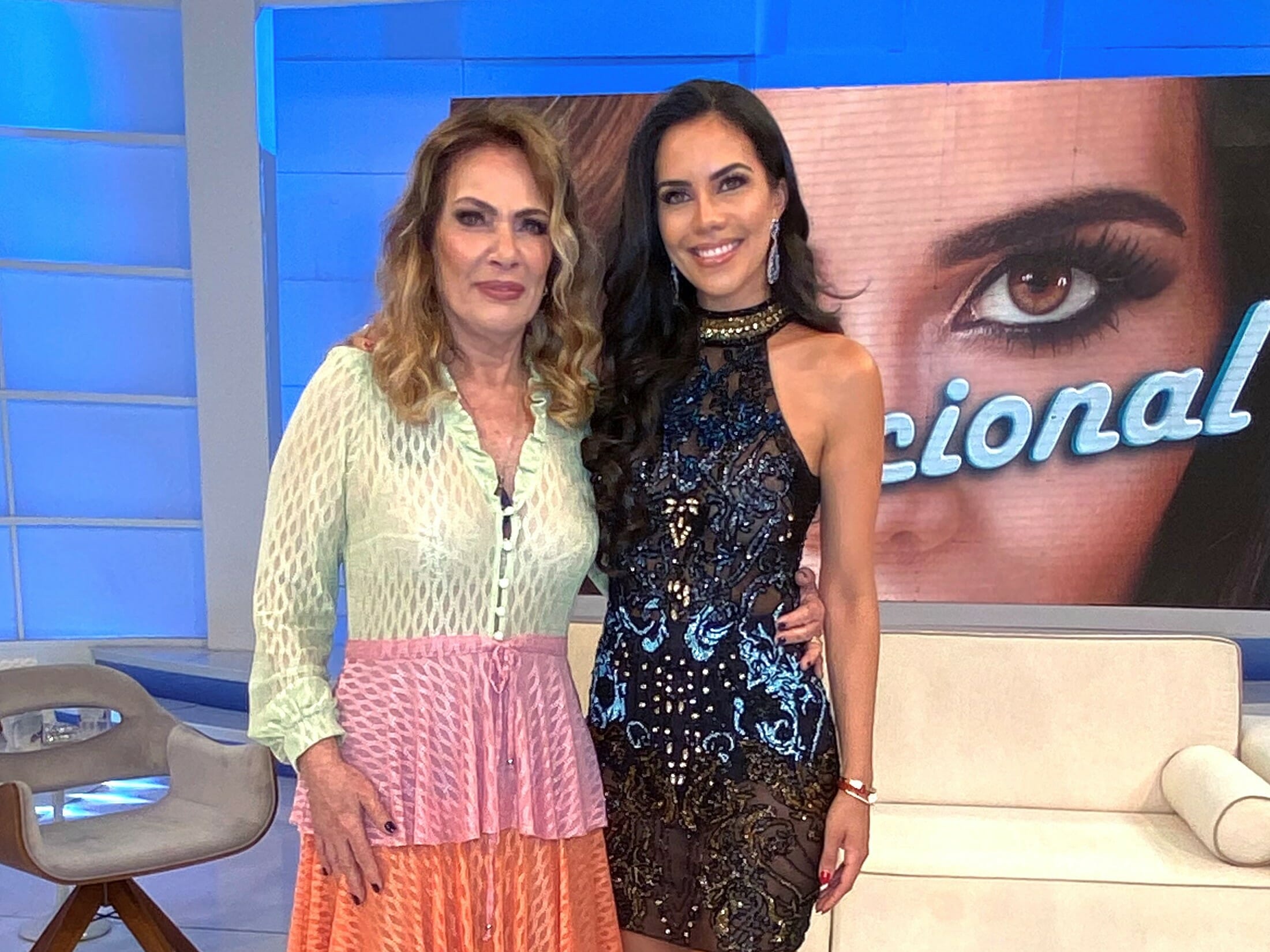 Lucimara Parisi e Daniela Albuquerque no Sensacional