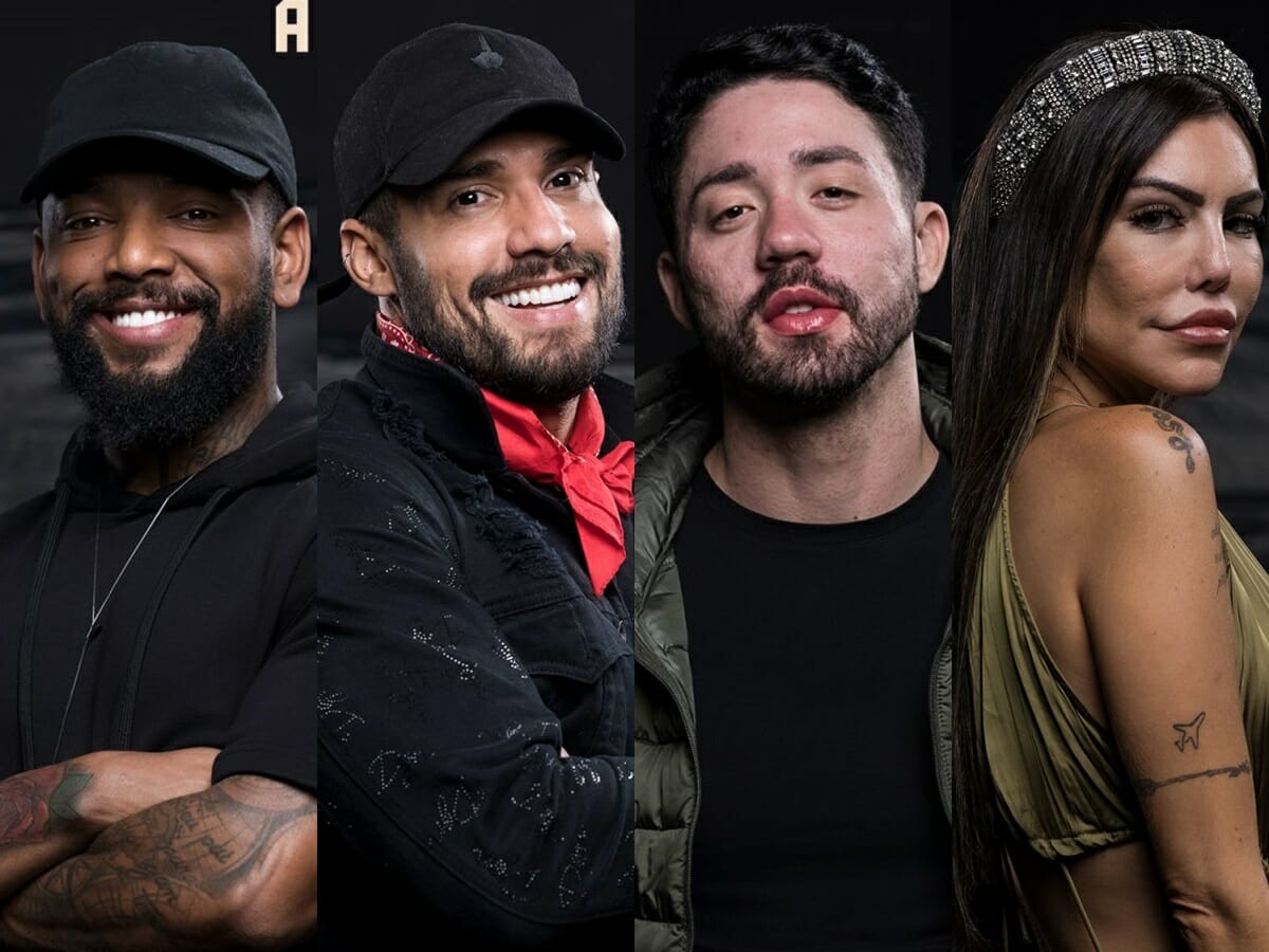 Nego do Borel, Arcrebiano, Rico Melquiades, Liziane Gutierrez (Reprodução/Montagem Observatório da TV)