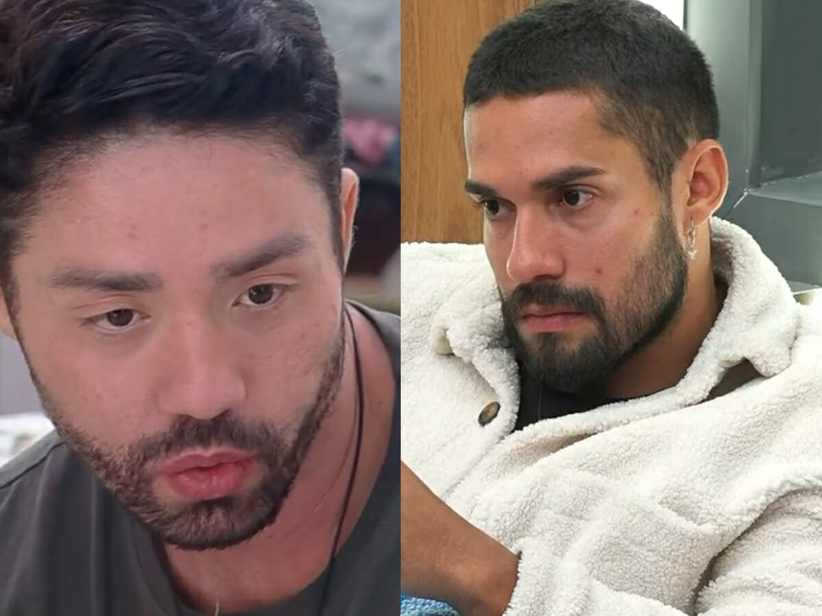 Rico Melquiades e Bil Araújo em A Fazenda 13