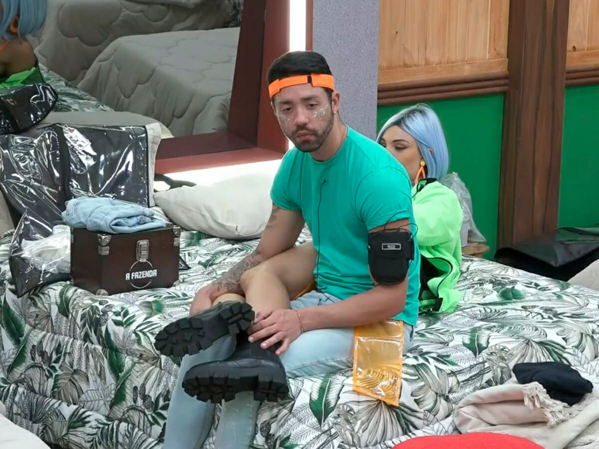 Rico Melquiades e Aline Mineiro em A Fazenda 13