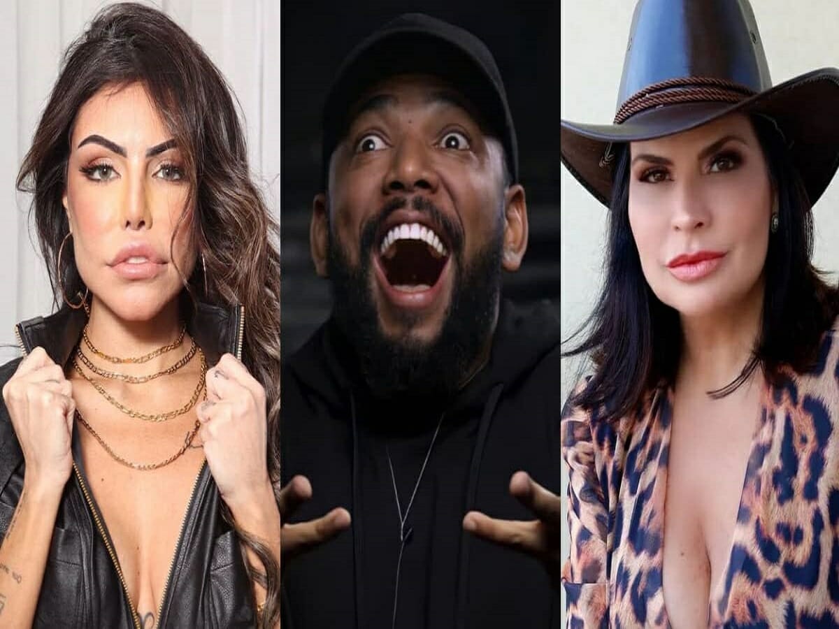 liziane gutierrez, nego do borel e solange gomes