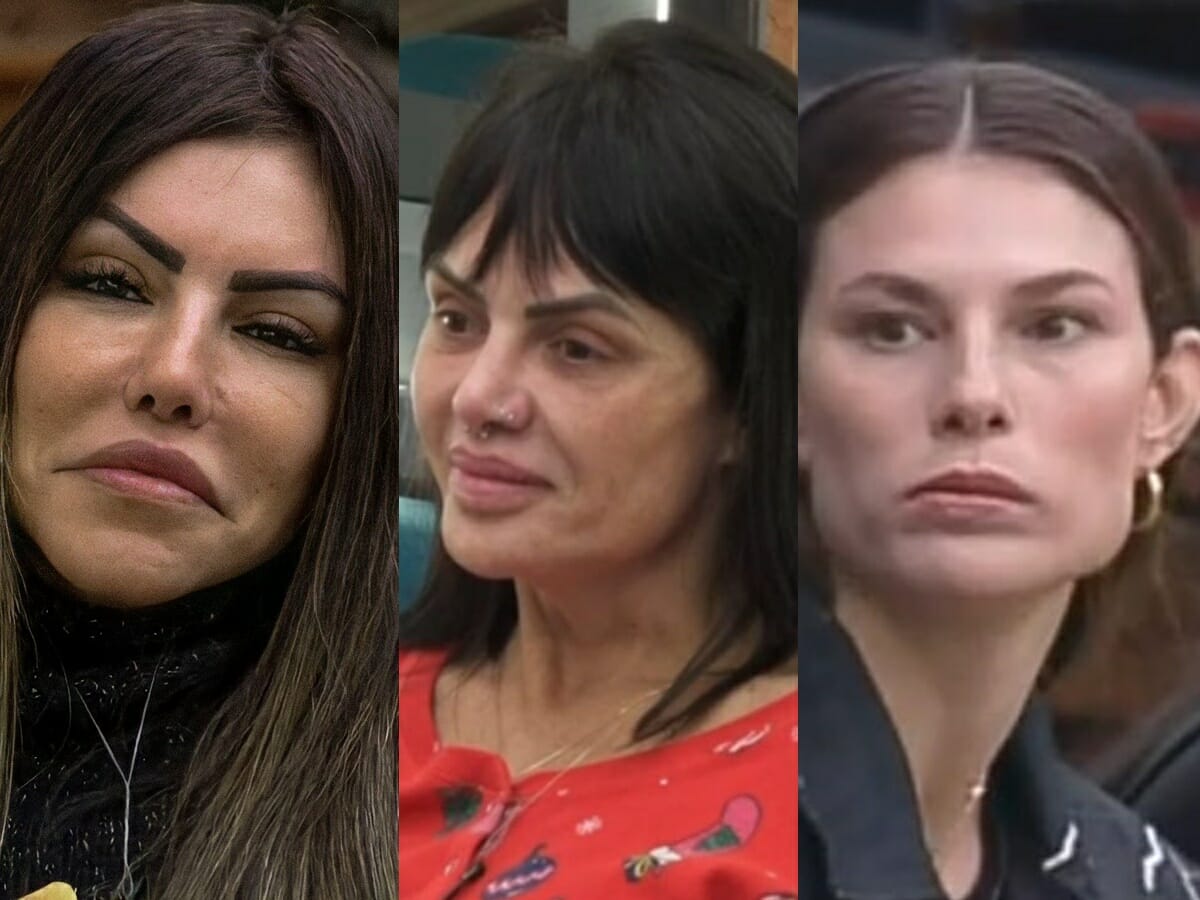 Liziane Gutierrez, Valentina Francavilla e Dayane Mello (Reprodução: Record TV)
