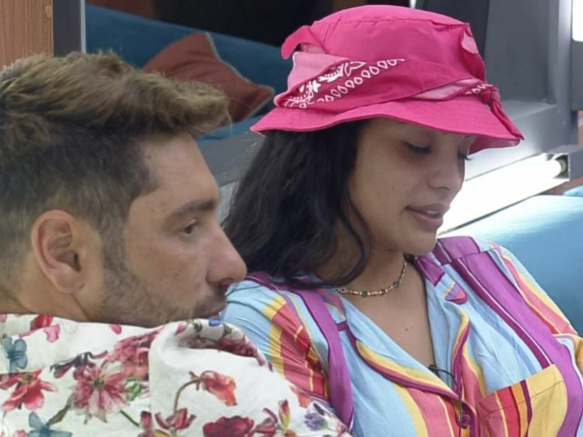 Victor Pecoraro e Aline Mineiro em A Fazenda 13