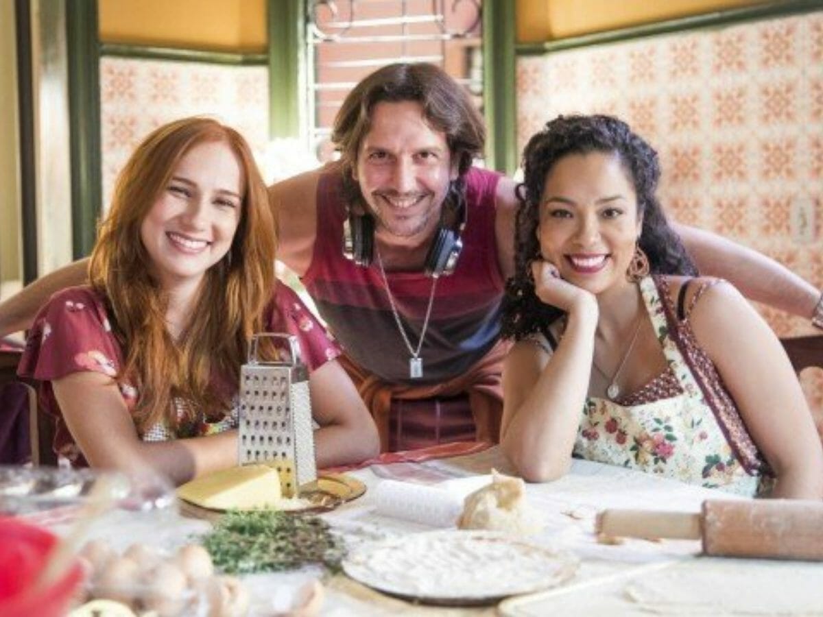 Betina (Carol Garcia), Neném (Vladimir Brichta) e Jandira (Micheli Machado) em Quanto Mais Vida, Melhor (Divulgação Globo)