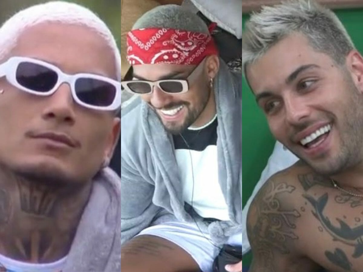 Bil Araújo, Dynho Alves e Gui Araújo em A Fazenda 13_3110