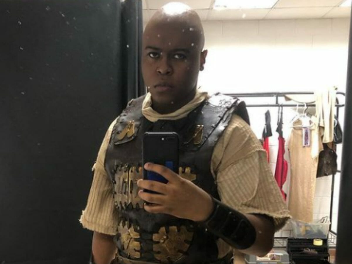 Cee Jay interpretou Mahamid em Gênesis (Reprodução Instagram)
