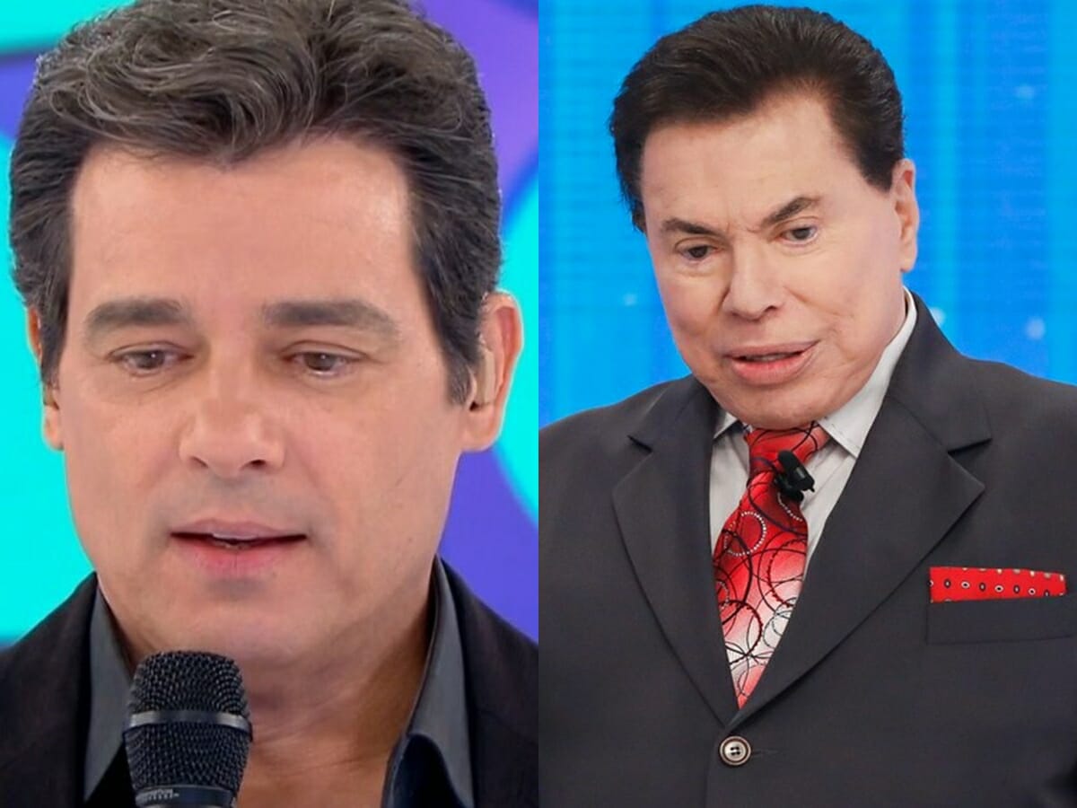 Celso Portiolli e Silvio Santos