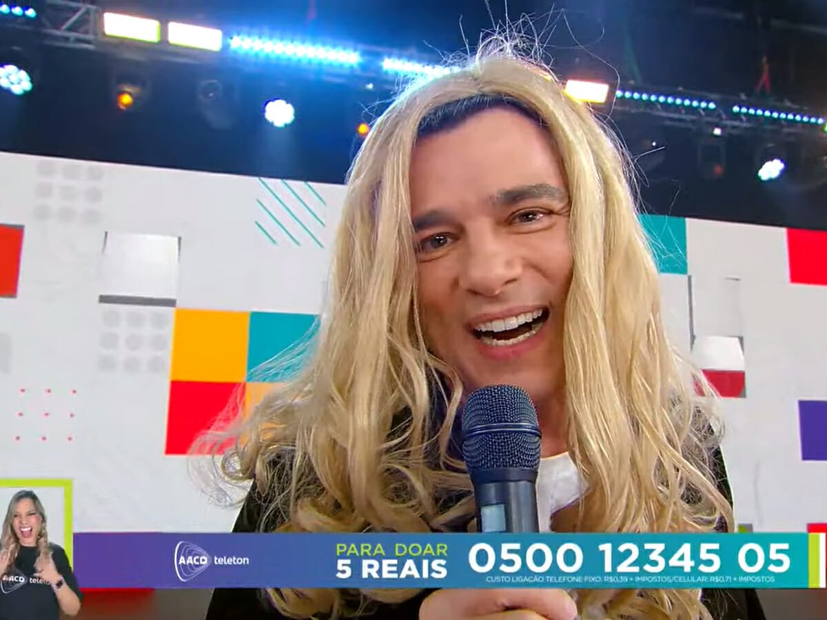 Celso Portiolli no Teleton