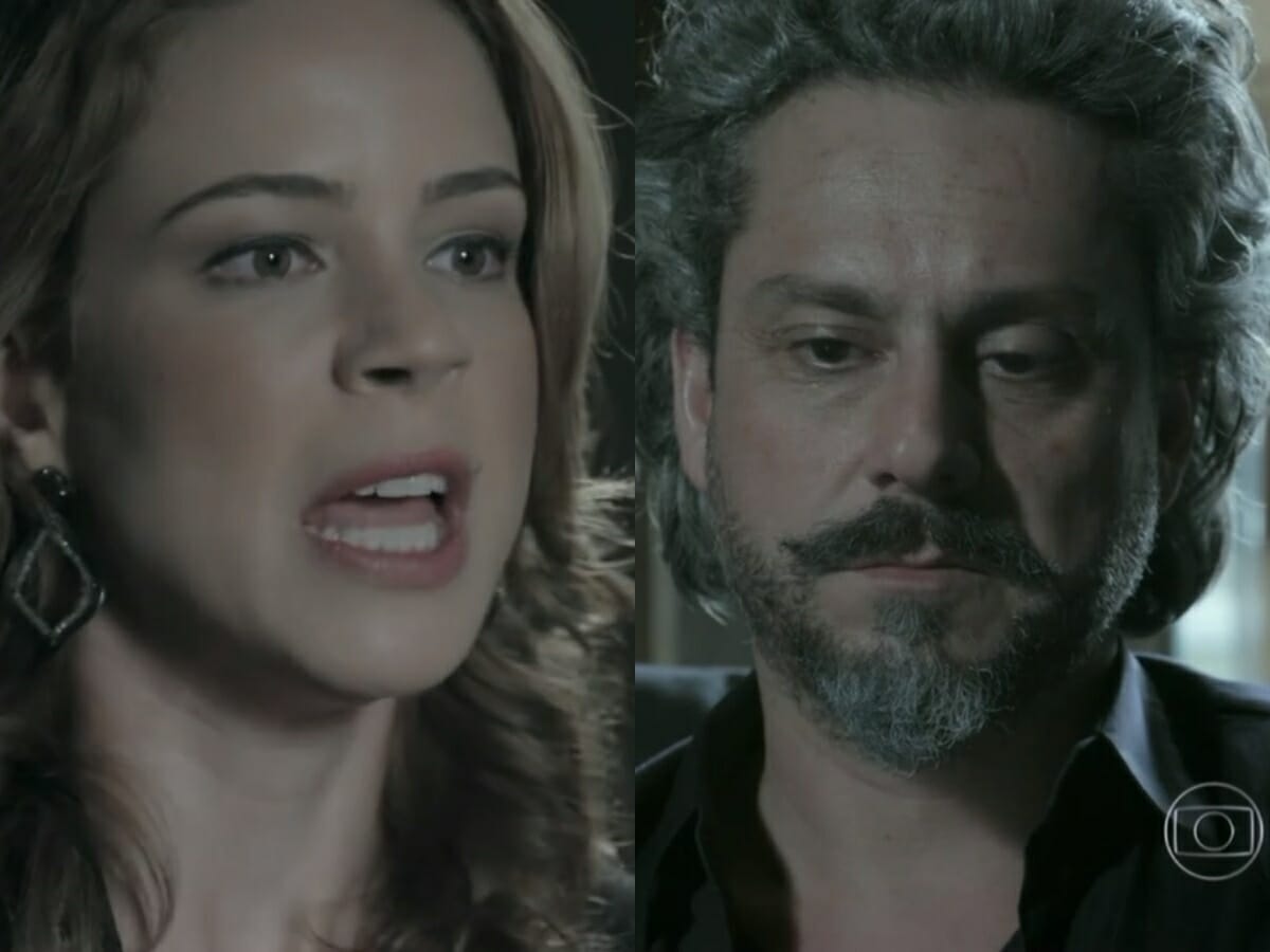 Cristina (Leandra Leal) e José Alfredo (Alexandre Nero) de Império