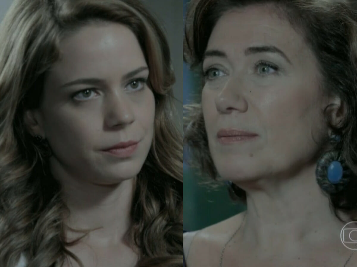 Cristina (Leandra Leal) e Maria Marta (Lilia Cabral) em Império (Reprodução/Globo)
