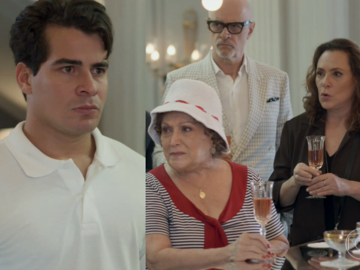 Júlio (Thiago Martins) corta relações com a família em Pega Pega (Reprodução/Globo)