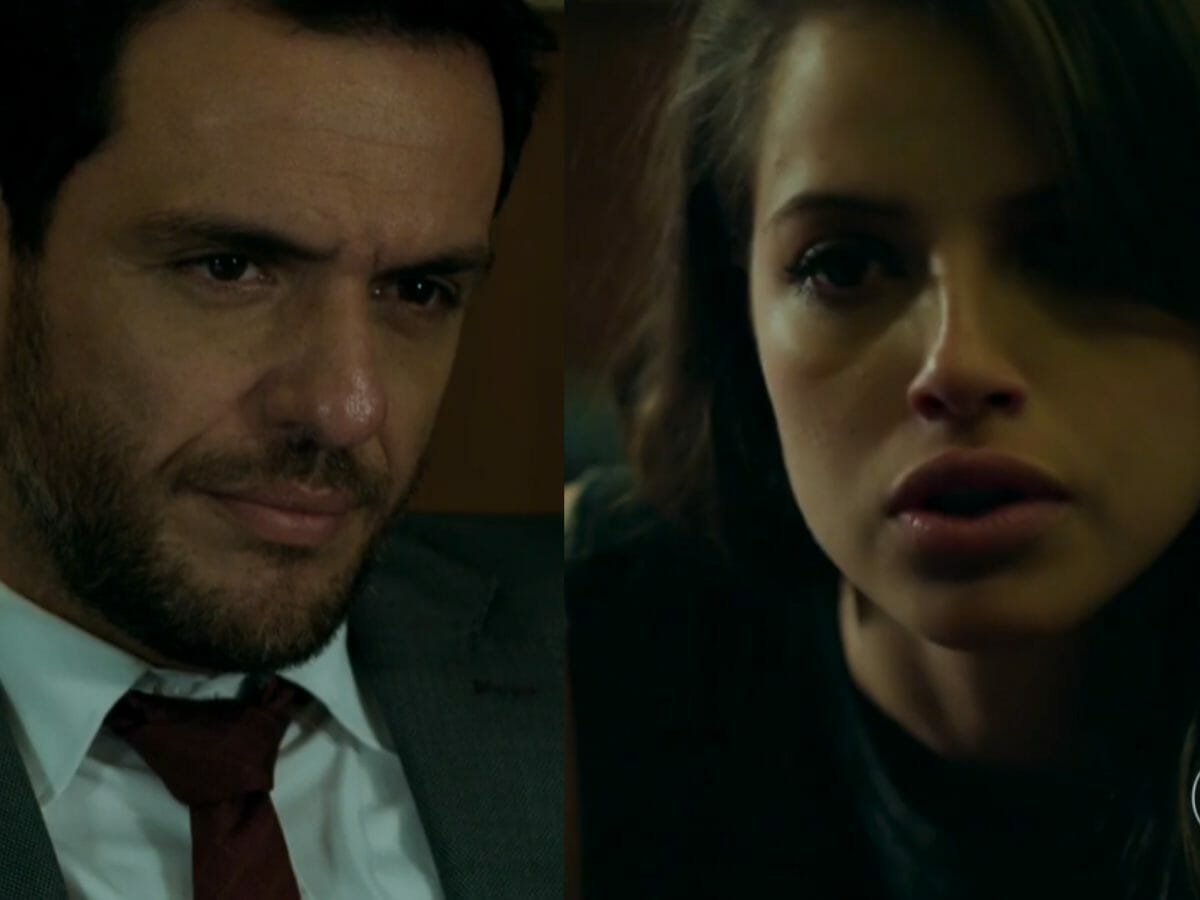 Alex (Rodrigo Lombardi) e Giovanna (Agatha Moreira) em Verdades Secretas (Reprodução/Globo)