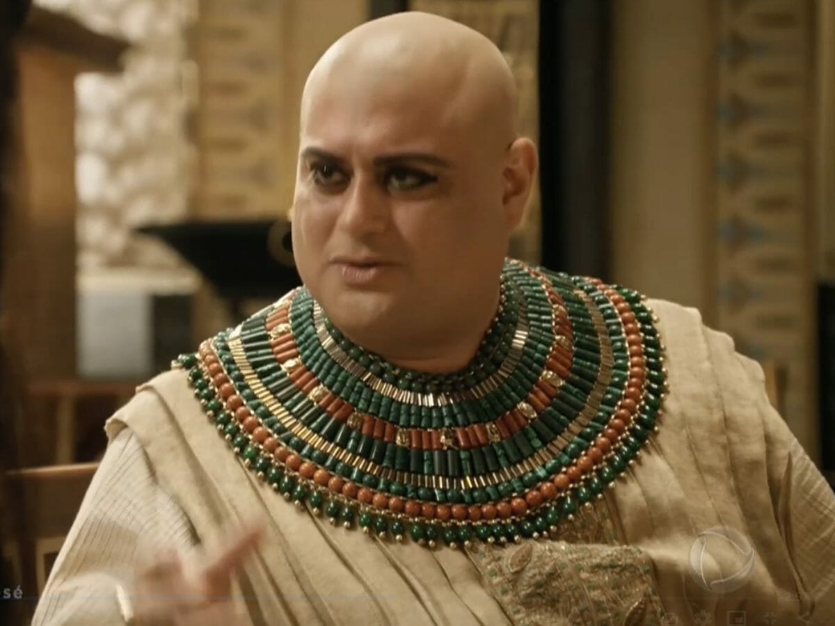 Adurrá (Ricardo Lyra) em Gênesis (Reprodução/Record TV)