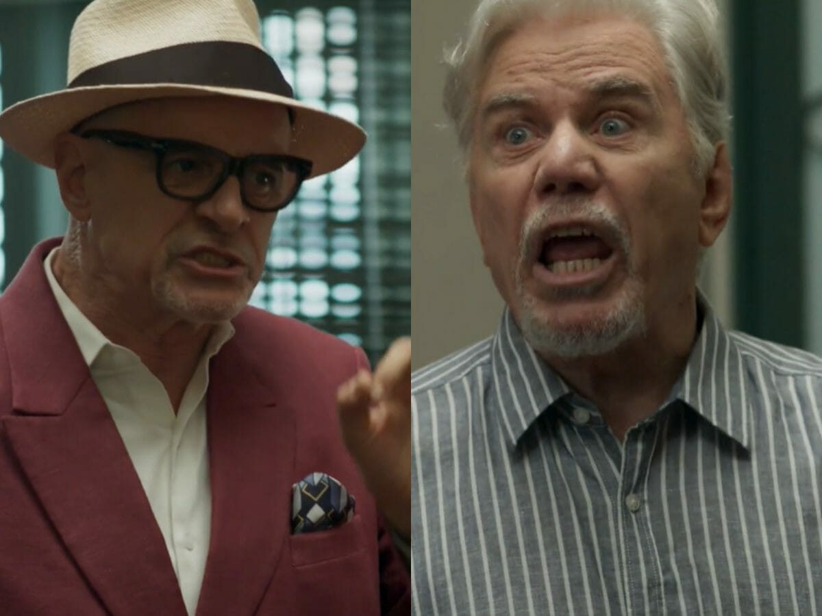 Pedrinho (Marcos Caruso) e Athaíde (Reginaldo Faria) em Pega Pega (Reprodução/Globo)