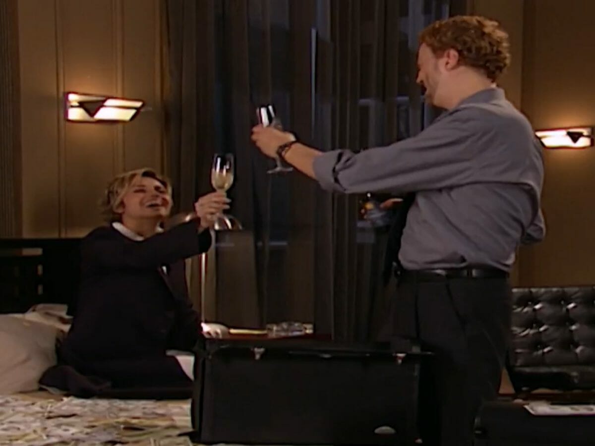 Bárbara (Giovanna Antonelli) e Tony (Guilherme Weber) em Da Cor do Pecado (Reprodução/Globo)