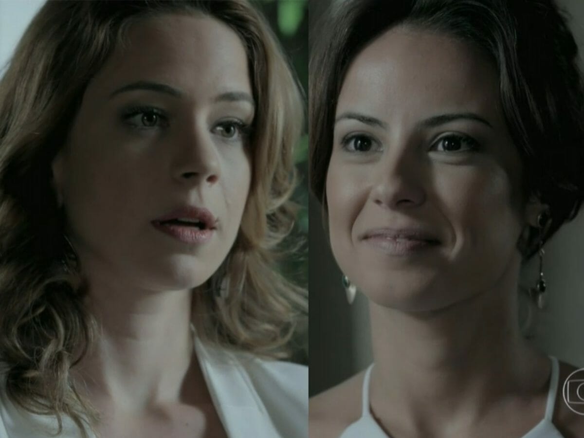 Cristina (Leandra Leal) e Maria Clara (Andreia Horta) em Império (Reprodução/Globo)