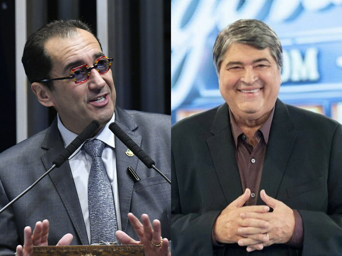 Jorge Kajuru e José Luiz Datena (Reprodução)