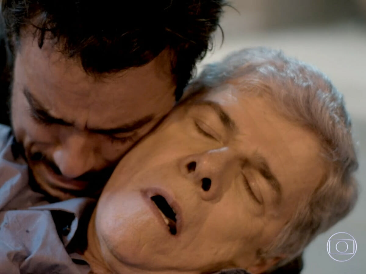 Enrico (Joaquim Lopes) e Cláudio (José Mayer) de Império
