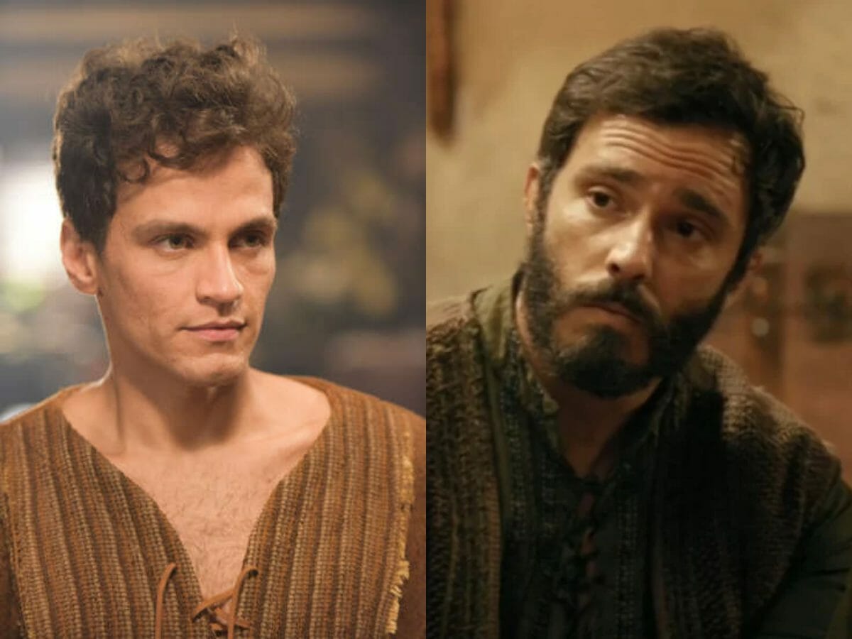Er (Thiago Marques) e Judá (Thiago Rodrigues) em Gênesis (Reprodução)