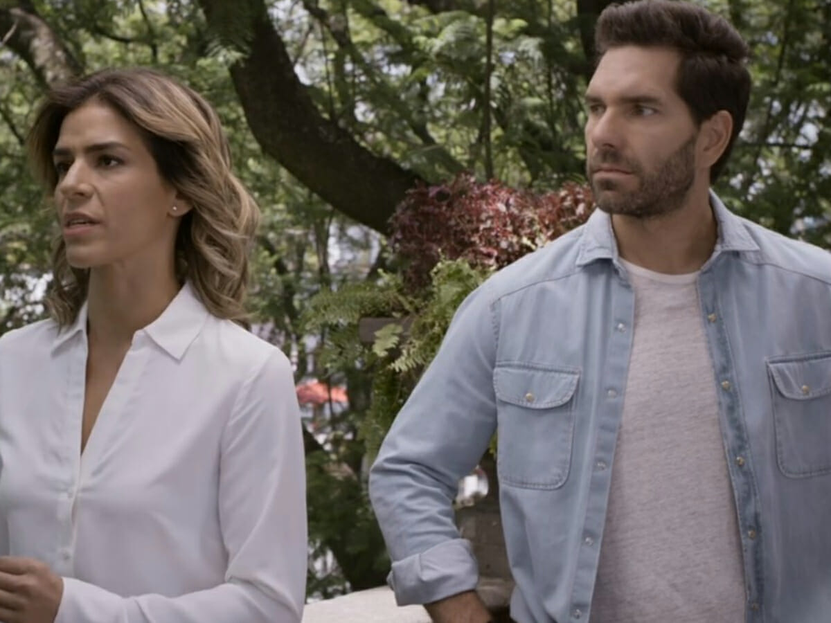 Gema (Daniela Schmidt) e Fernando (Arap Bethke) em A Usurpadora