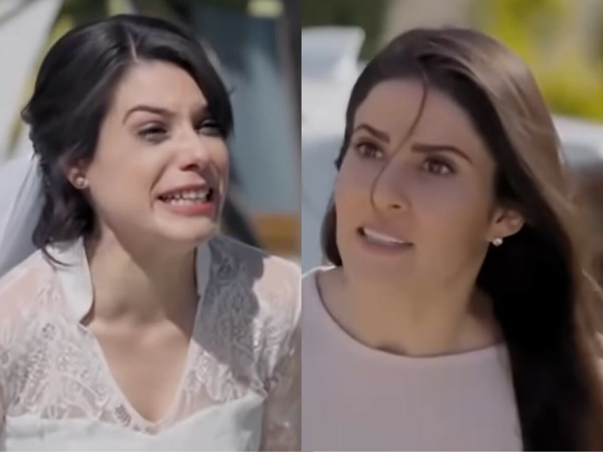 Gina (Dany Perea) e Helena (Eva Cedeño) em Te Dou a Vida (Reprodução)