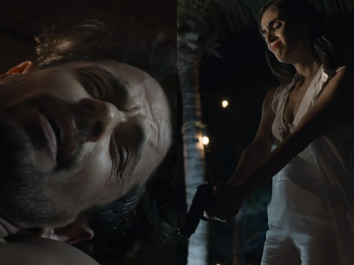 Gonçalo (Juan Martín Jauregui) e Paola (Sandra Echeverría) de A Usurpadora