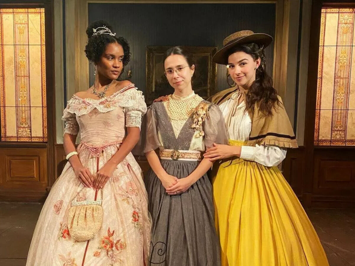 Heslaine Vieira, Daphne Bozaski e Gabriela Medvedovski (Divulgação Globo)