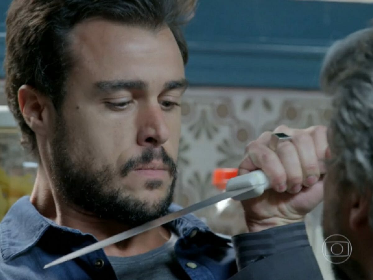 Joaquim Lopes como Enrico em Império (Reprodução Globo)