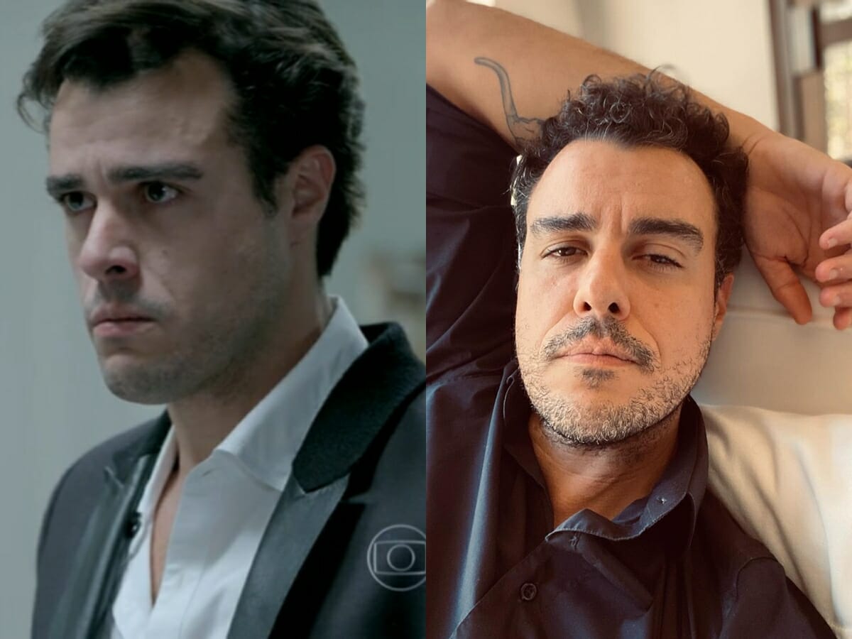 Joaquim Lopes como o Enrico de Império e atualmente