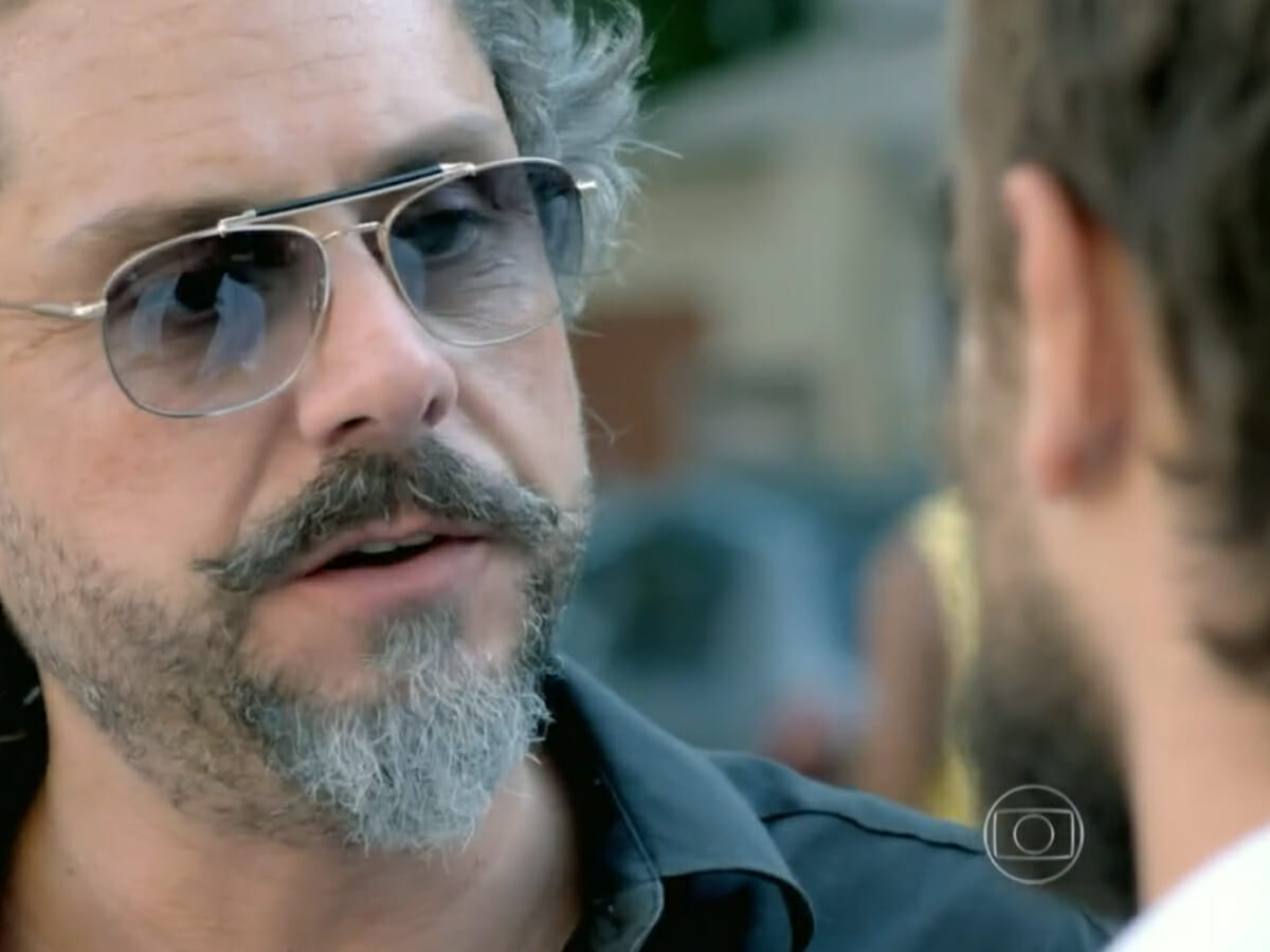 José Alfredo (Alexandre Nero) e Vicente (Rafael Cardoso) em Império