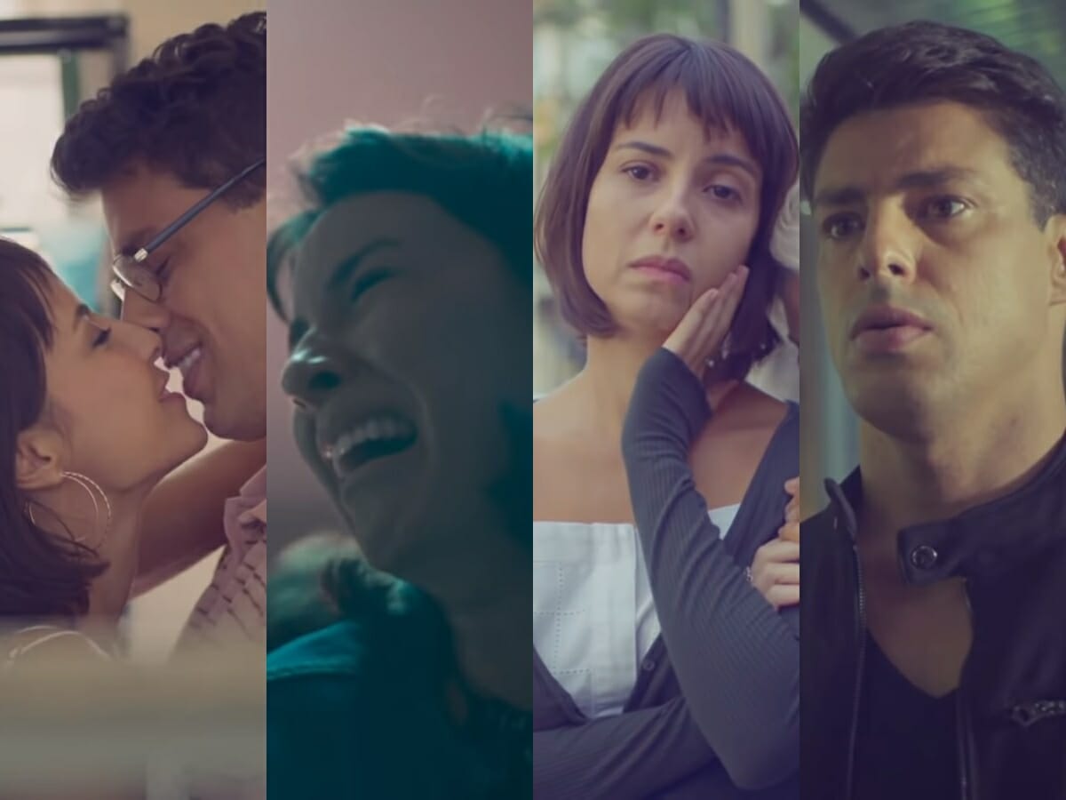 Lara (Andreia Horta) e Christian (Cauã Reymond) de Um Lugar ao Sol