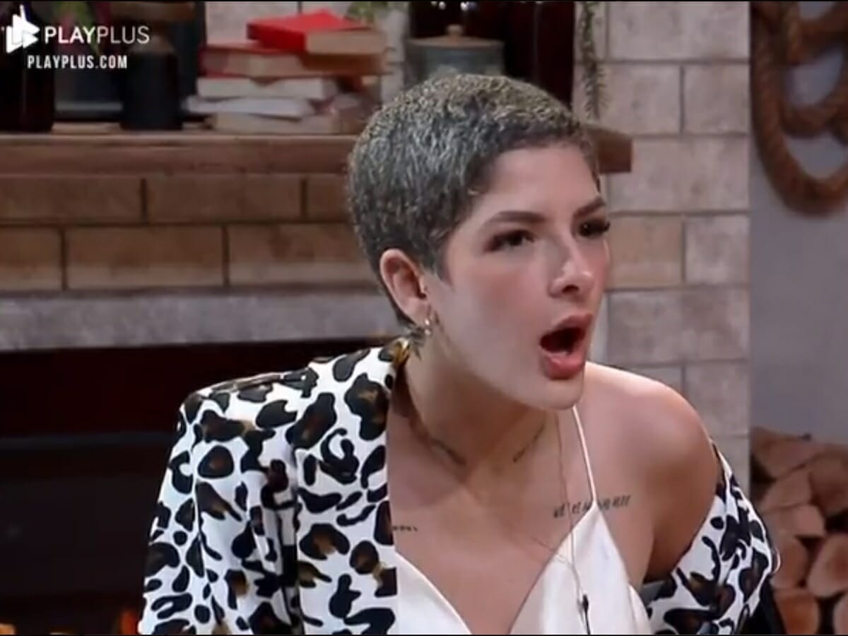 Lary Bottino, eliminada de A Fazenda 13, na Cabine de Descompressão