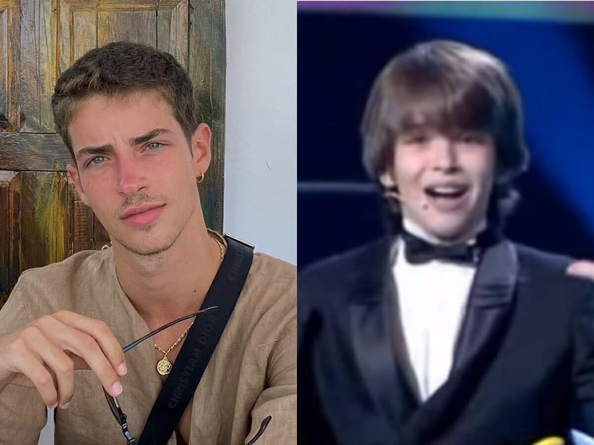 Manu Rios participou de programas de calouro na Espanha (Reprodução: Instagram/Youtube)