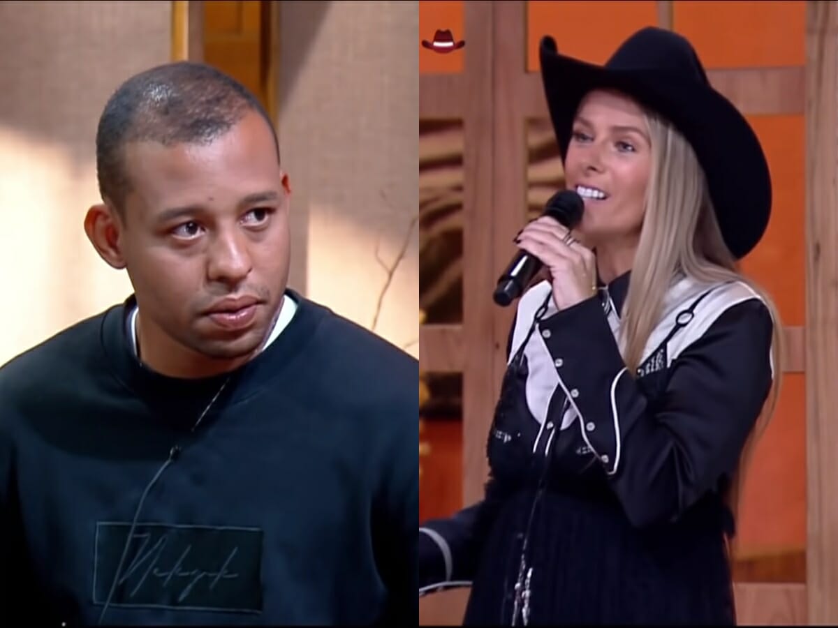 Mussunzinho e Adriane Galisteu em A Fazenda 13