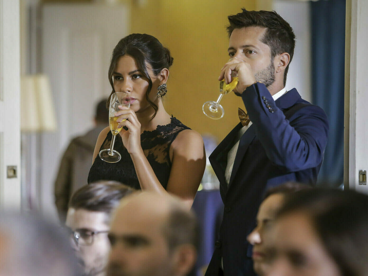 Nazaré (Carolina Loureiro) e Toni (Afonso Pimentel) em Nazaré