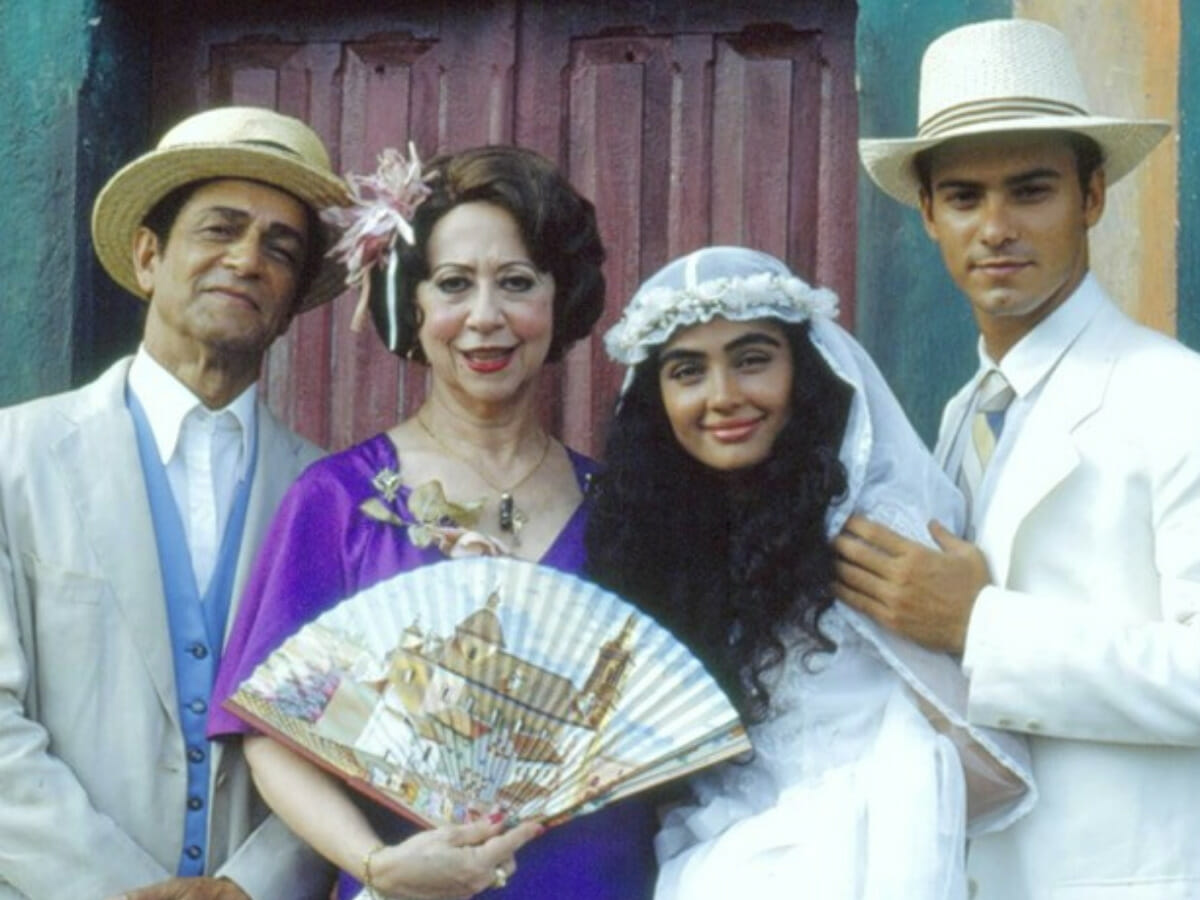 Nelson Xavier, Fernanda Montenegro, Patrícia França e Leonardo Vieira (Reprodução)