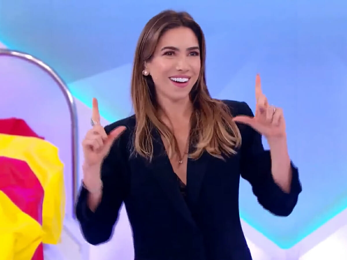Patrícia Abravanel no Programa Silvio Santos