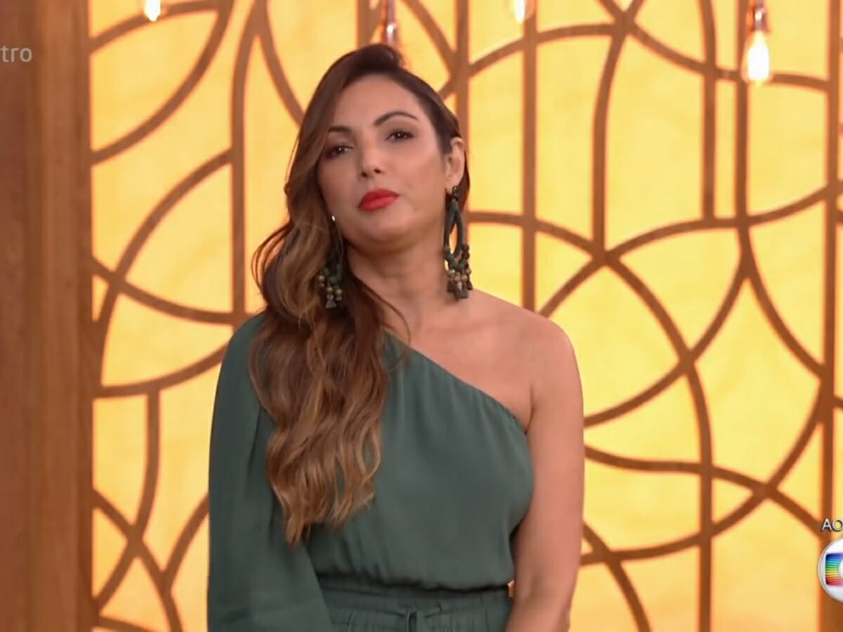Patrícia Poeta no Encontro com Fátima Bernardes