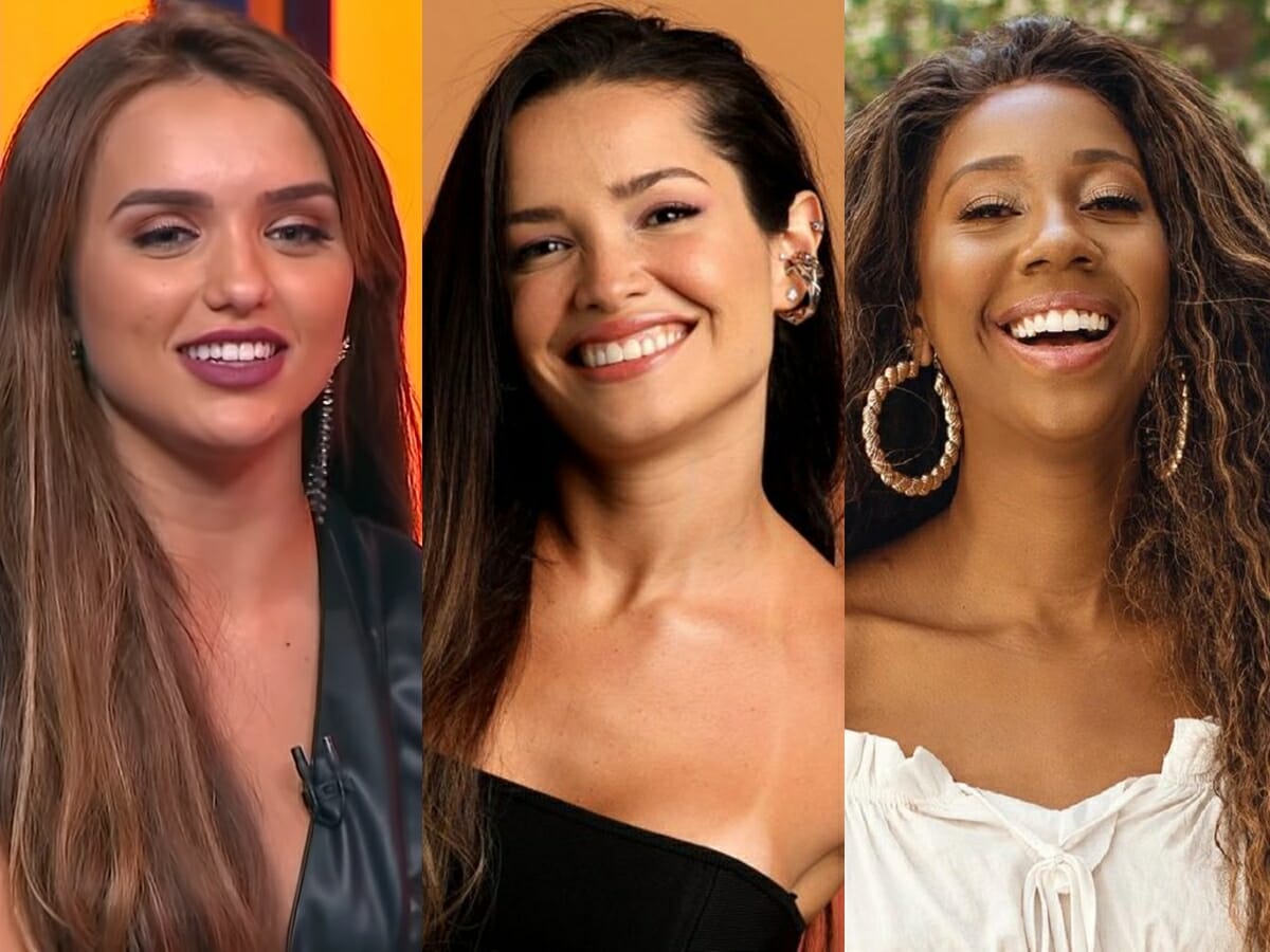 Rafa Kalimann, Juliette e Camilla de Lucas (Reprodução/Montagem Observatório da TV)