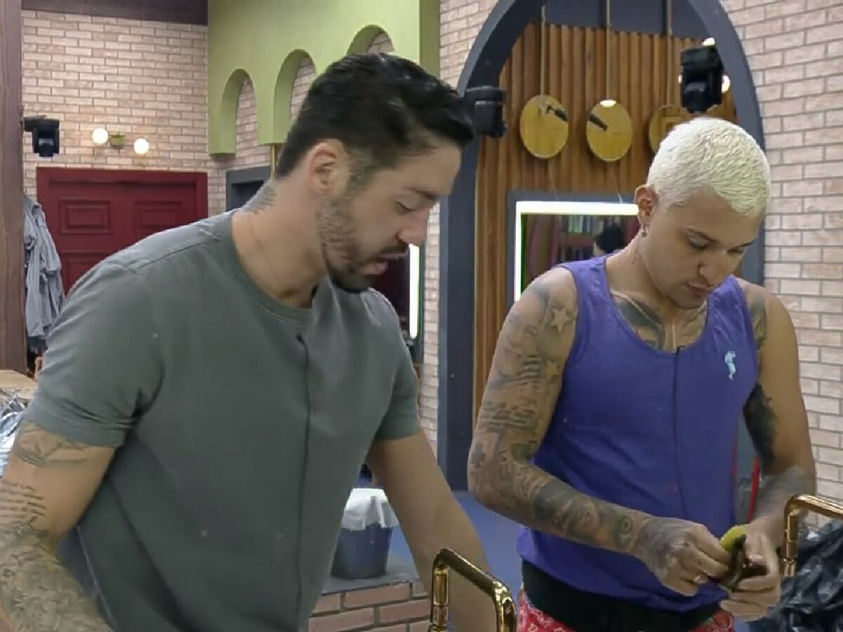Rico Melquiades e MC Gui em A Fazenda 13