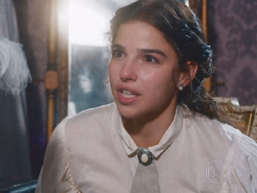 Pilar (Gabriela Medvedovski) em Nos Tempos do Imperador