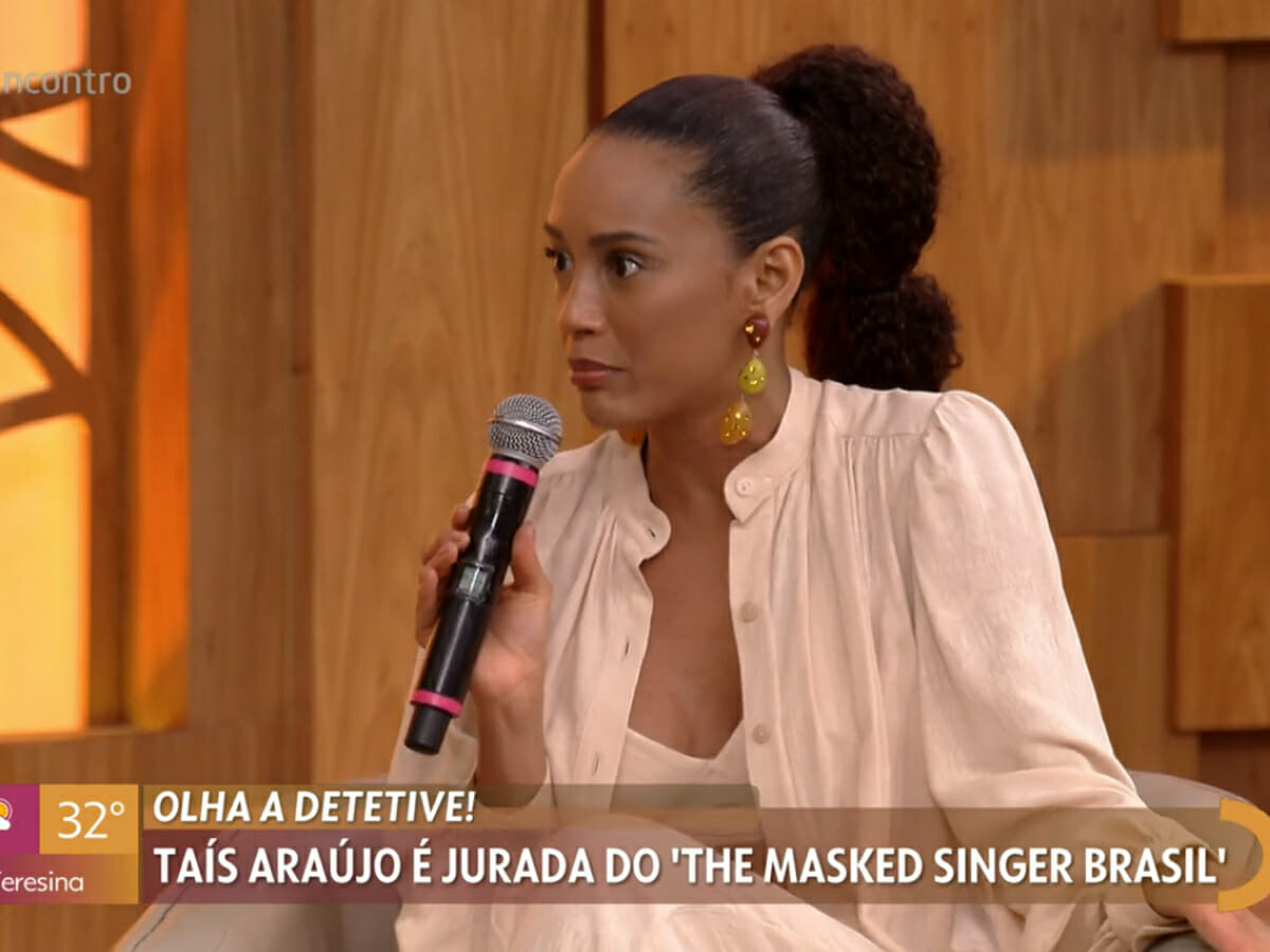Taís Araújo no Encontro com Fátima Bernardes