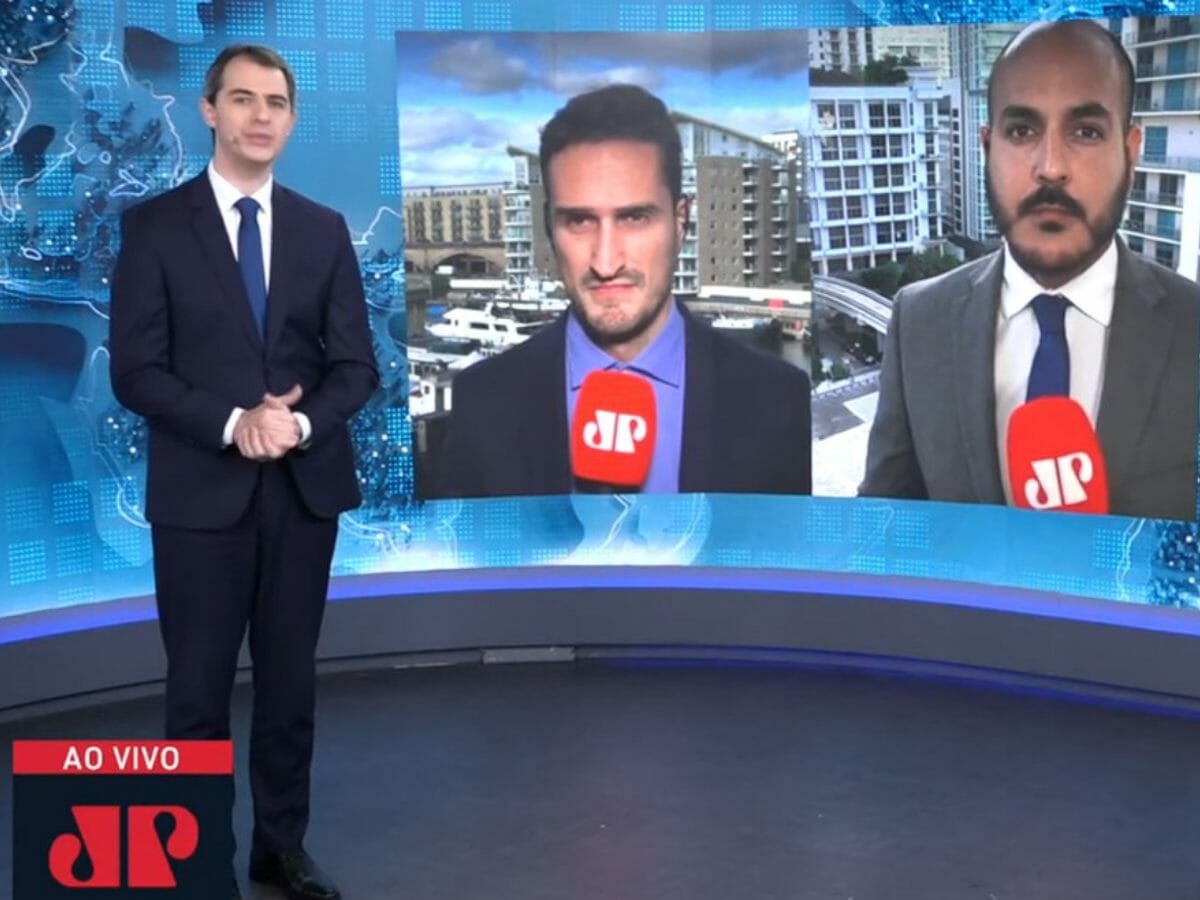 Thiago Uberreich é um dos âncoras da Jovem Pan News (Reprodução)